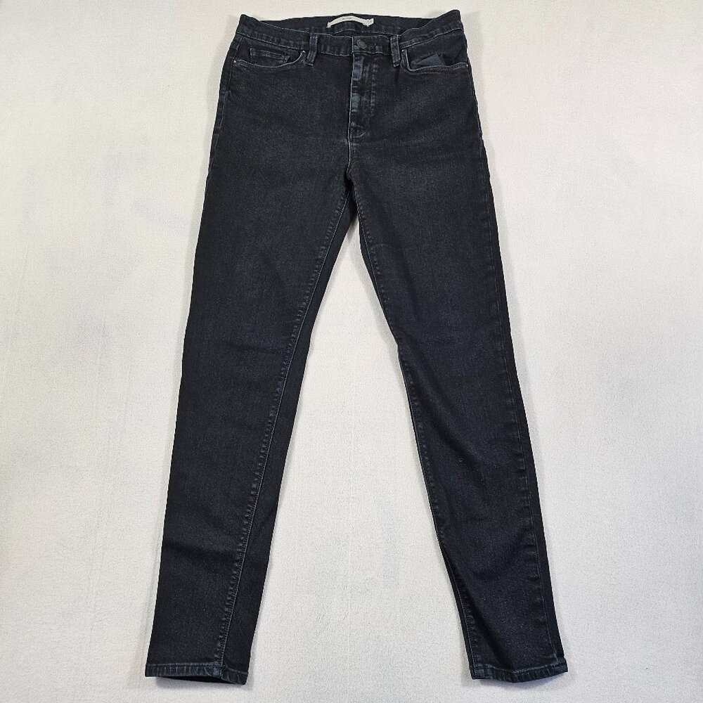 Hudson Jeans Womens 29 Black Denim Barbara Skinny